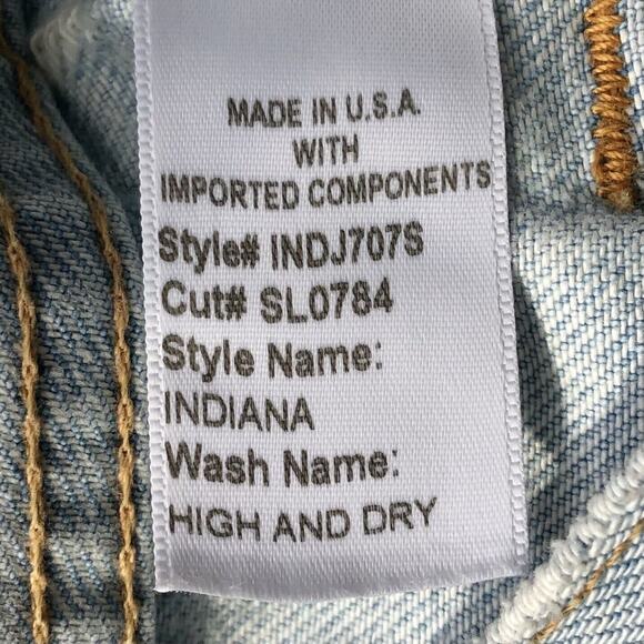 SLVRLAKE Jeans 30 Light Blue Wash Indiana Rigid High Rise Super Flare - Picture 16 of 16